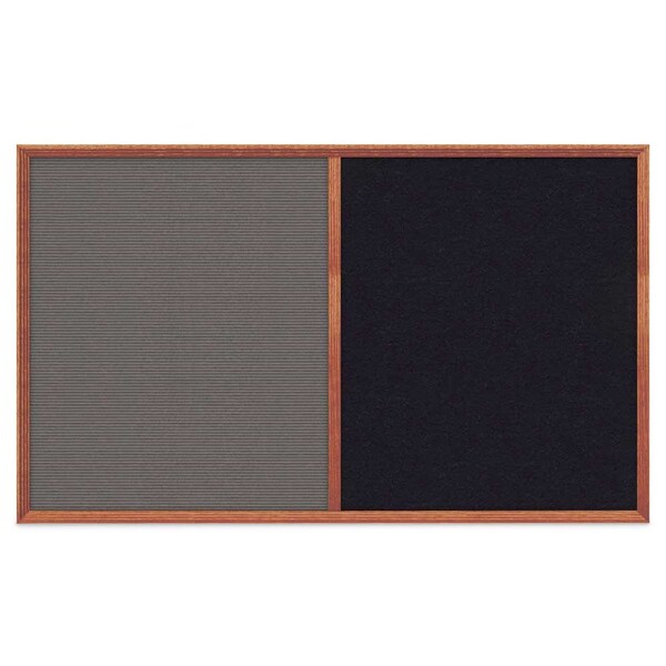 Slim Style Indoor Enclosed Corkboard, 24